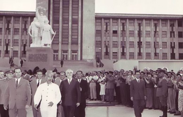 Ho Si Min ( Ho Chi Minh ) ACADEMIA MILITARA 1957 Cotroceni