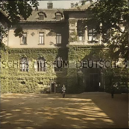 palatul cotroceni poza color anul 1918