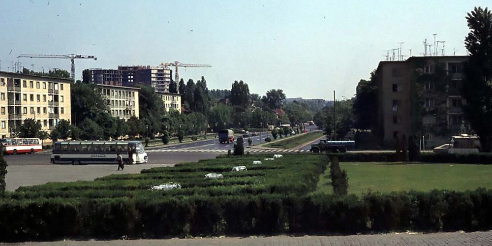 imagini poze fotografii vechi cartierul cotroceni spitalul municipal bucuresti in constructie anul 1976 fotograf Mike Lidgley