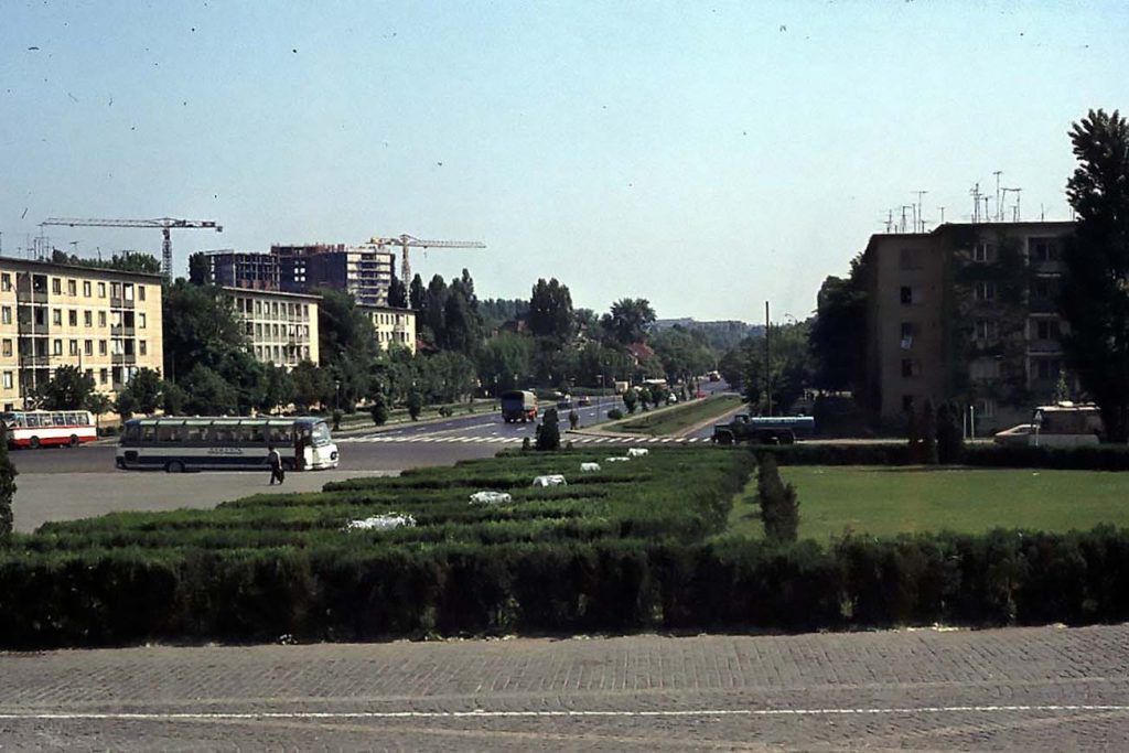 imagini poze fotografii vechi cartierul cotroceni spitalul municipal bucuresti in constructie anul 1976 fotograf Mike Lidgley