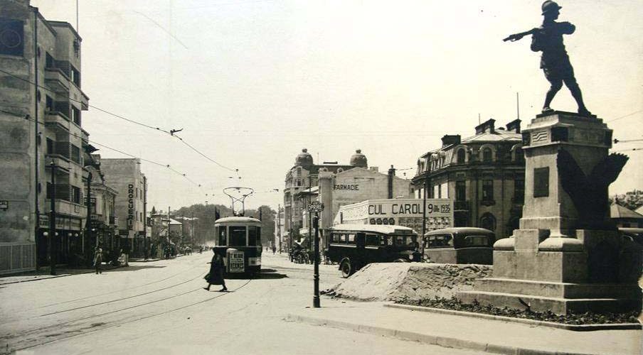 imagini poze fotografii carti postale vechi artierul cotroceni pod cotroceni anul 1935