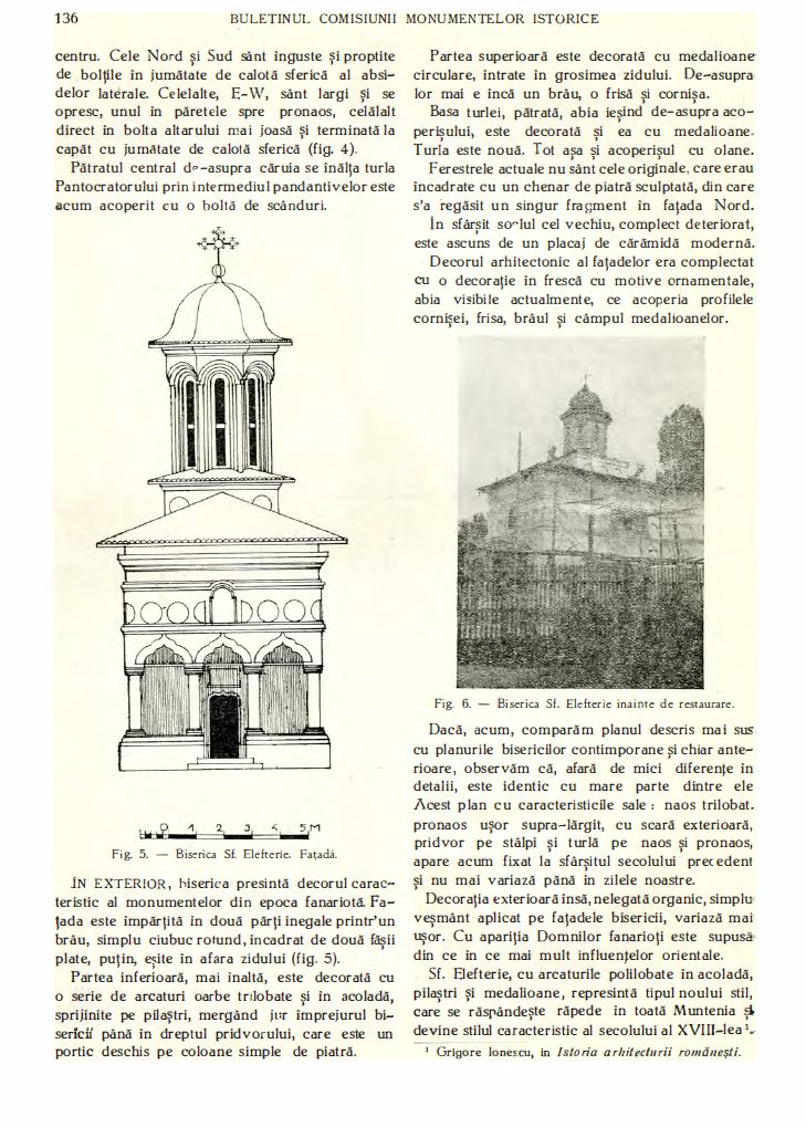 biserica sf elefterie vechi cartier cotroceni renovare perioada interbelica stefan bals perioada 1929 - 1935 Fila 6