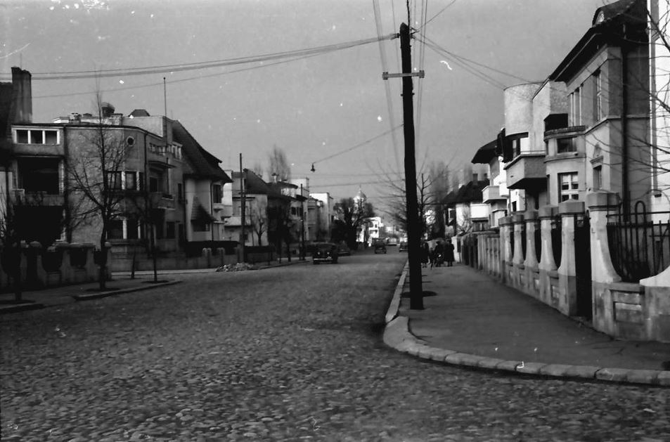 willy pragher -poze imagini vechi strada doctor lister poza din anul 1939 CARTIER Cotroceni Bucuresti
