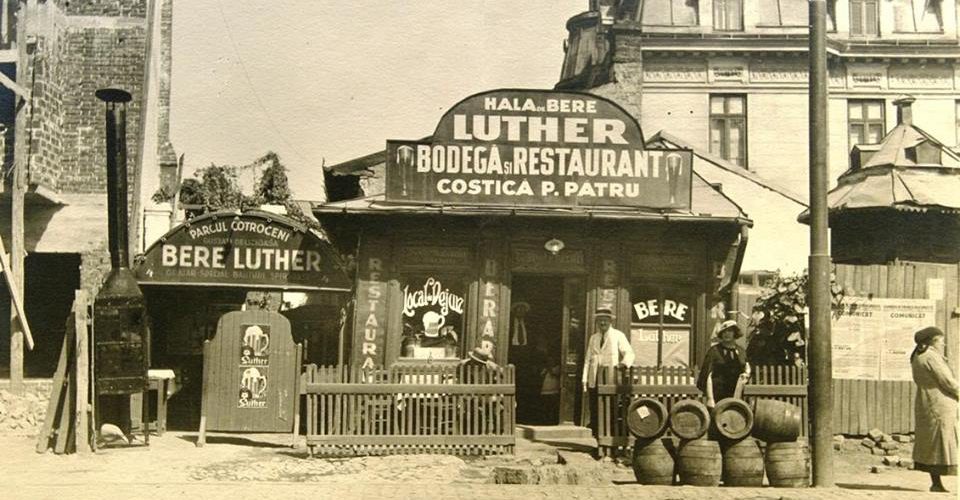 Parcul Cotroceni Bodega si Restaurant Costică P Patru anul 1934 Case Cotroceni