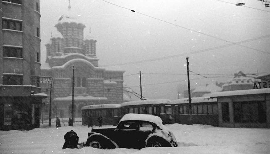 willy pragher - piata operei biserica sf elefterie 1941 iarna in cartierul cotroceni imagini vechi bucuresti cover