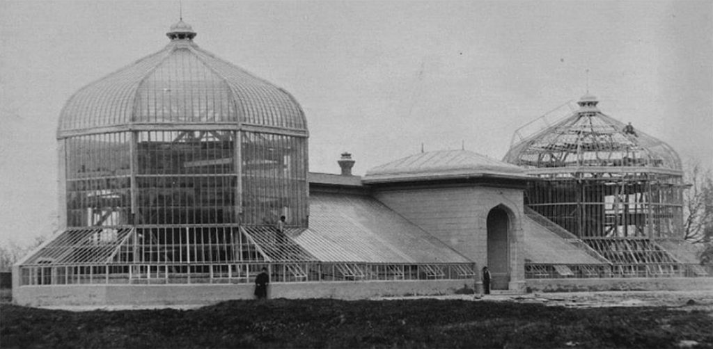 constructia serelor din gradina botanica bucuresti perioada postbelica cartierul cotroceni istorie