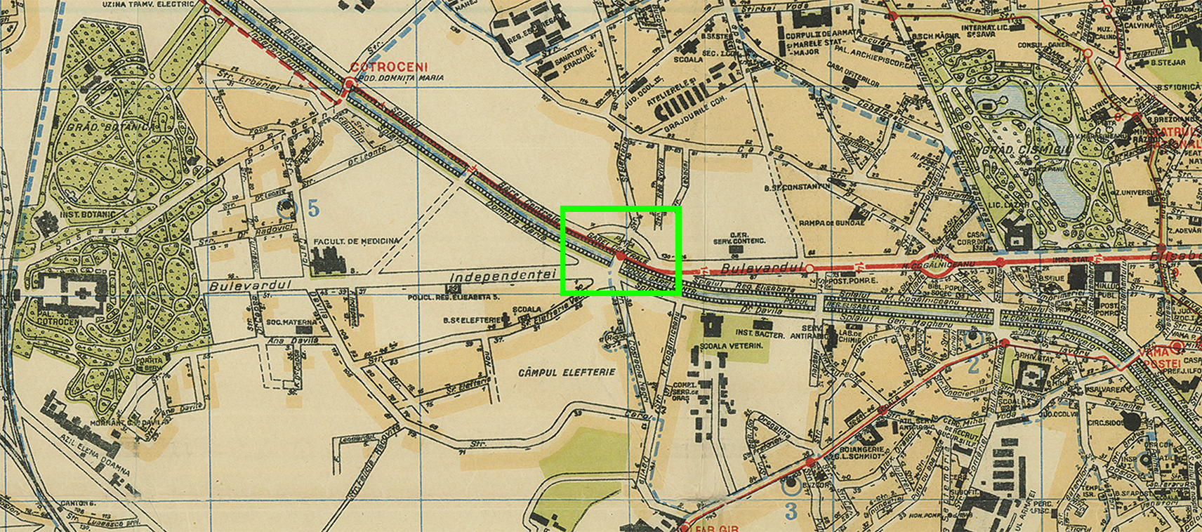 harta 1921 gara centrala gare centrale perioada belle epoque bucuresti bucuresci piata garii centrale acuala piata operei sau piata doctor victor babes cotroceni